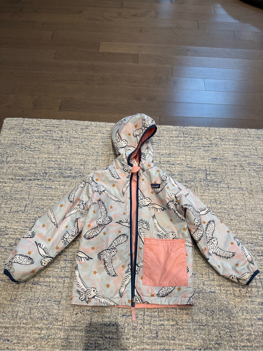 Patagonia reversible girls jacket size 5T